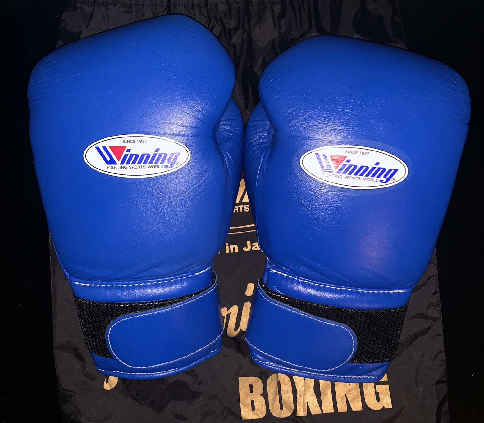 WINNING BOXING GLOVES 16oz Blue (Blue No lace Spar NY) 4968312255388 eBay