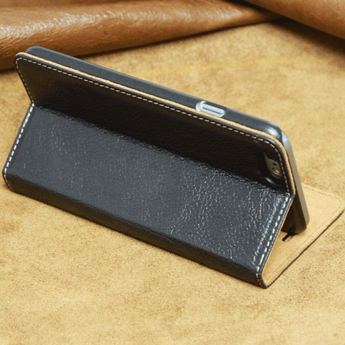 Luxury Leder Schutzhülle f. Apple iPhone 6,6s Tasche Case Cover Smartphone Handy - Picture 4 of 17