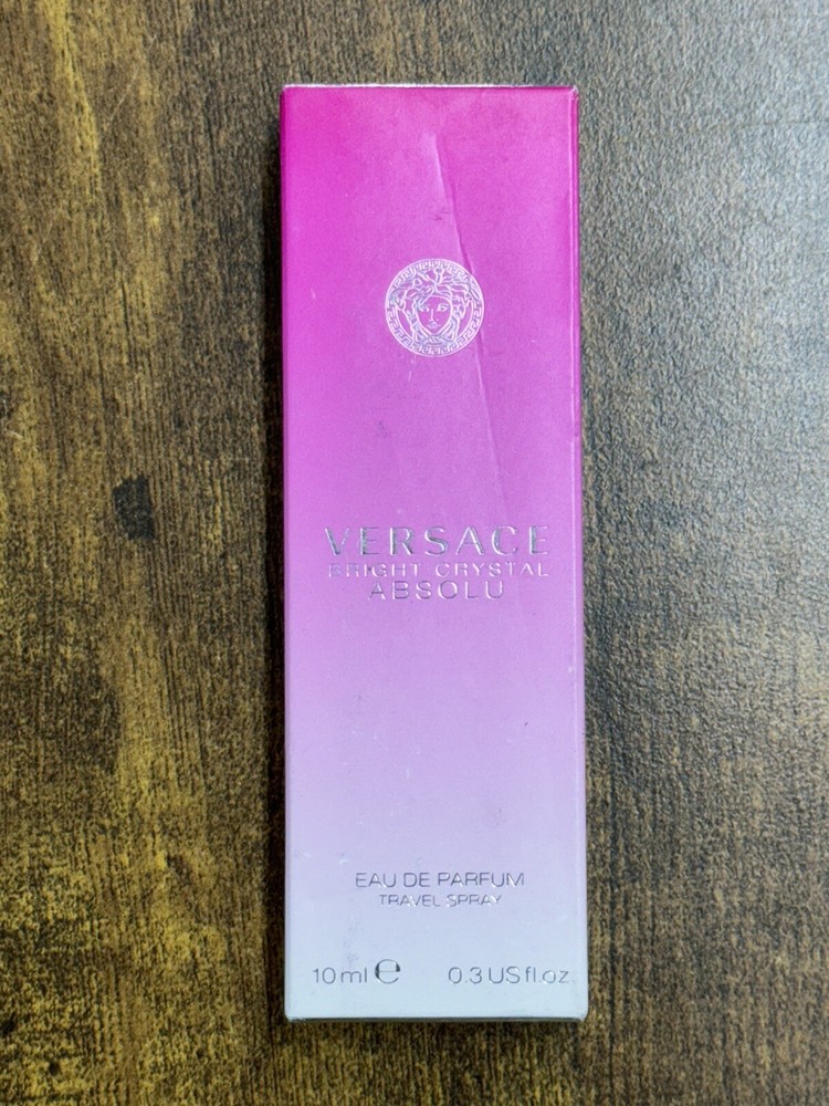 VERSACE BRIGHT CRYSTAL ABSOLU Perfume for Women 0.33 oz 10ml Eau de Parfum Spray