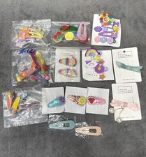 Hair Clips Assortment For Little Girl Rainbow Sparkle Unicorn Flower Fruit