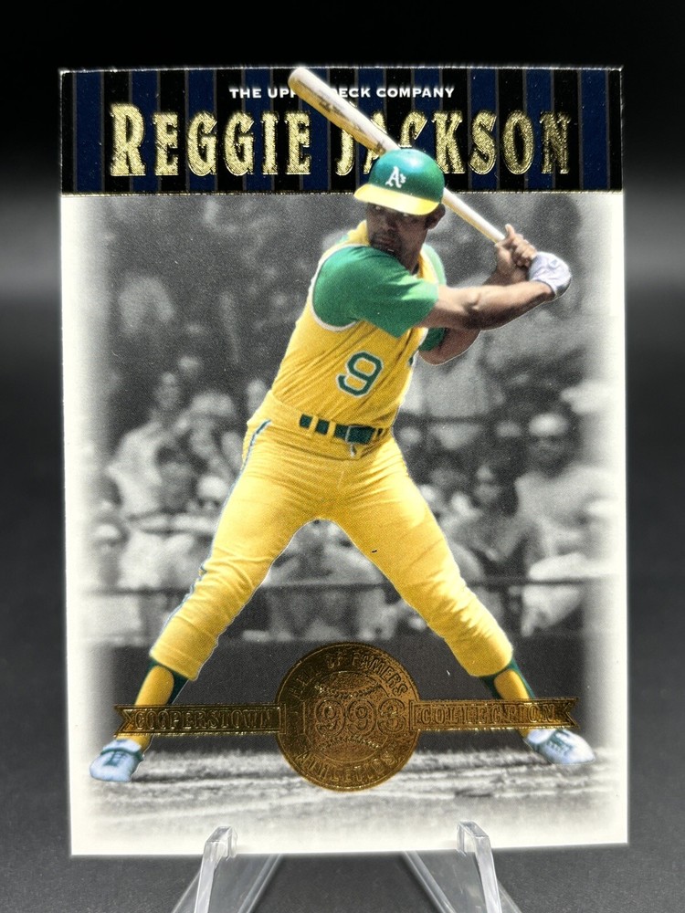 2001 Upper Deck Cooperstown Collection #1 Reggie Jackson Oakland Athletics A's