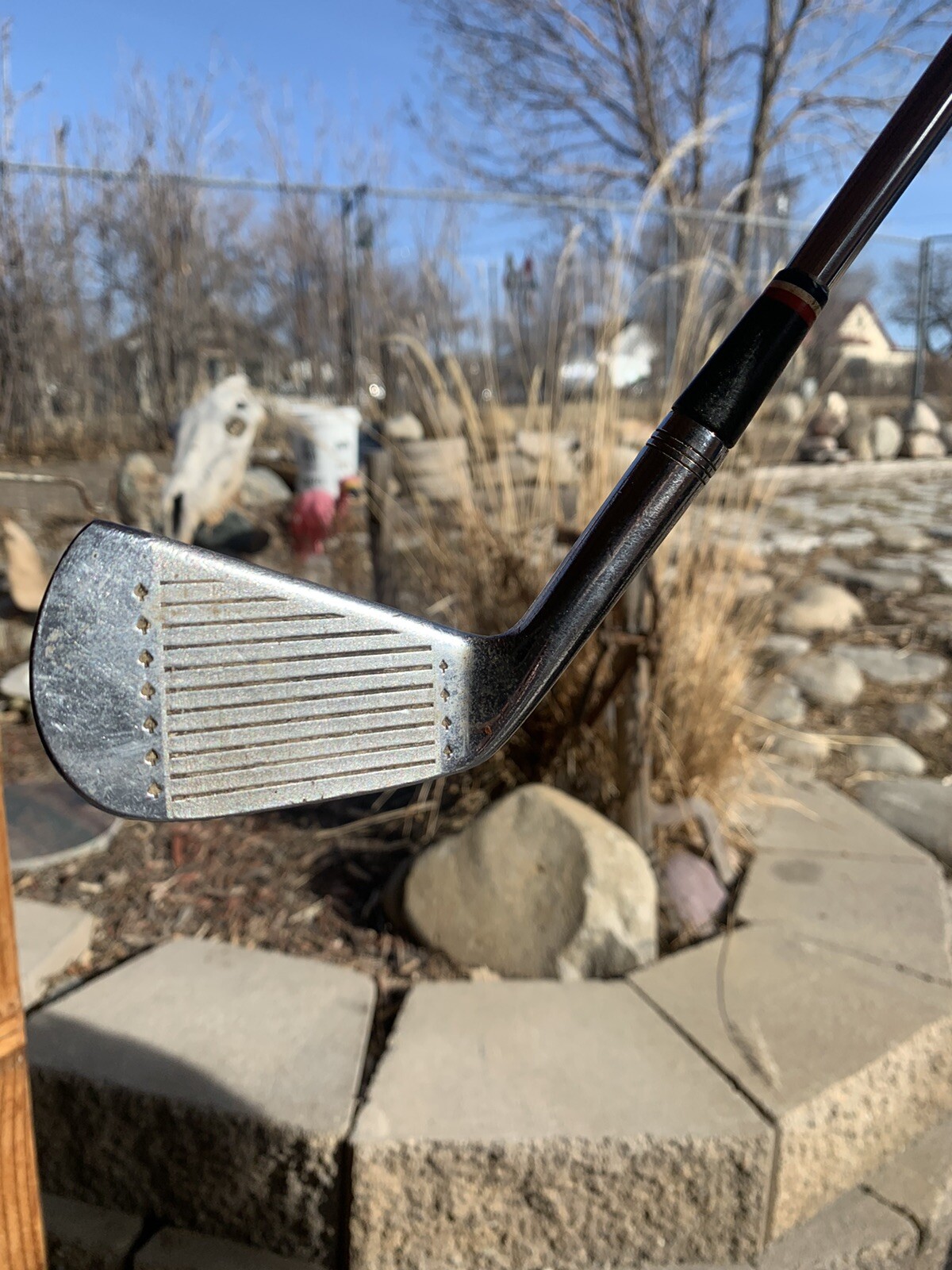 как выглядит Spalding Bobby Jones Syncro Stroke 2 Iron Registered Steel Shaft Antique Golf фото