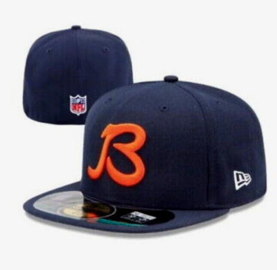 Chicago Bears NFL On-Field New Era 59FIFTY Fitted “B” Logo Hat