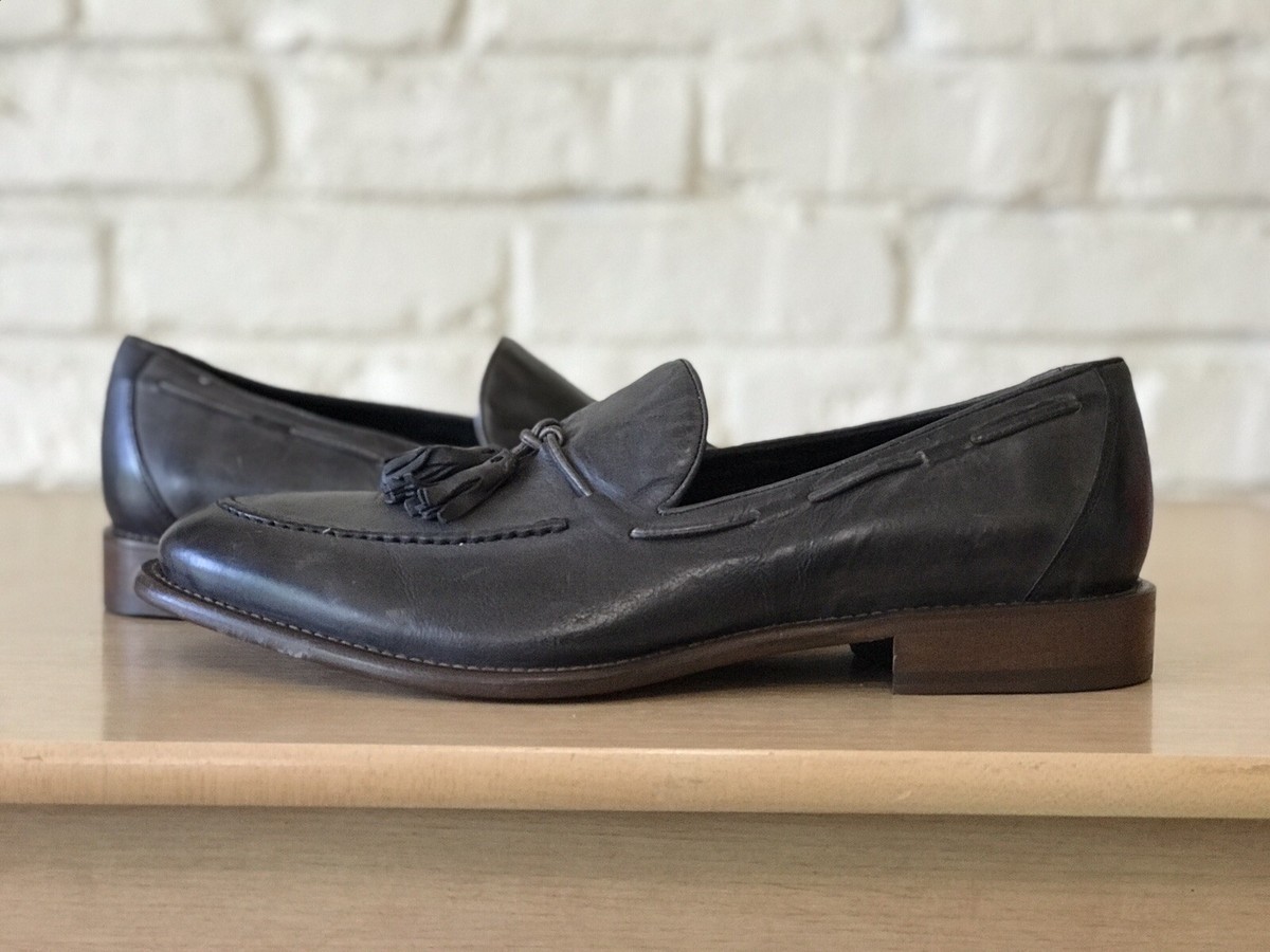 ?HP?NWOT J&M 1850 SP50 Carbon Gray Suede Penny Loafers 27-1949 Johnston & Murphy Johnston & Murphy J&M 1850 Penny Loafer Gray Dress Shoes  main image 4