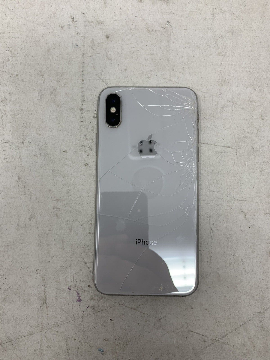 Apple iPhone Silver X 64GB MQA62LL/A Unlocked 61224F16 *READ Apple iPhone Silver X 64GB MQA62LL/A Unlocked 61224F16 *READ