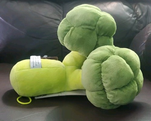 Multipet 11" Broccoli Dog Toy w/Squeaker & Crinkle Green Toss/Cuddle/Shake New - Picture 4 of 5