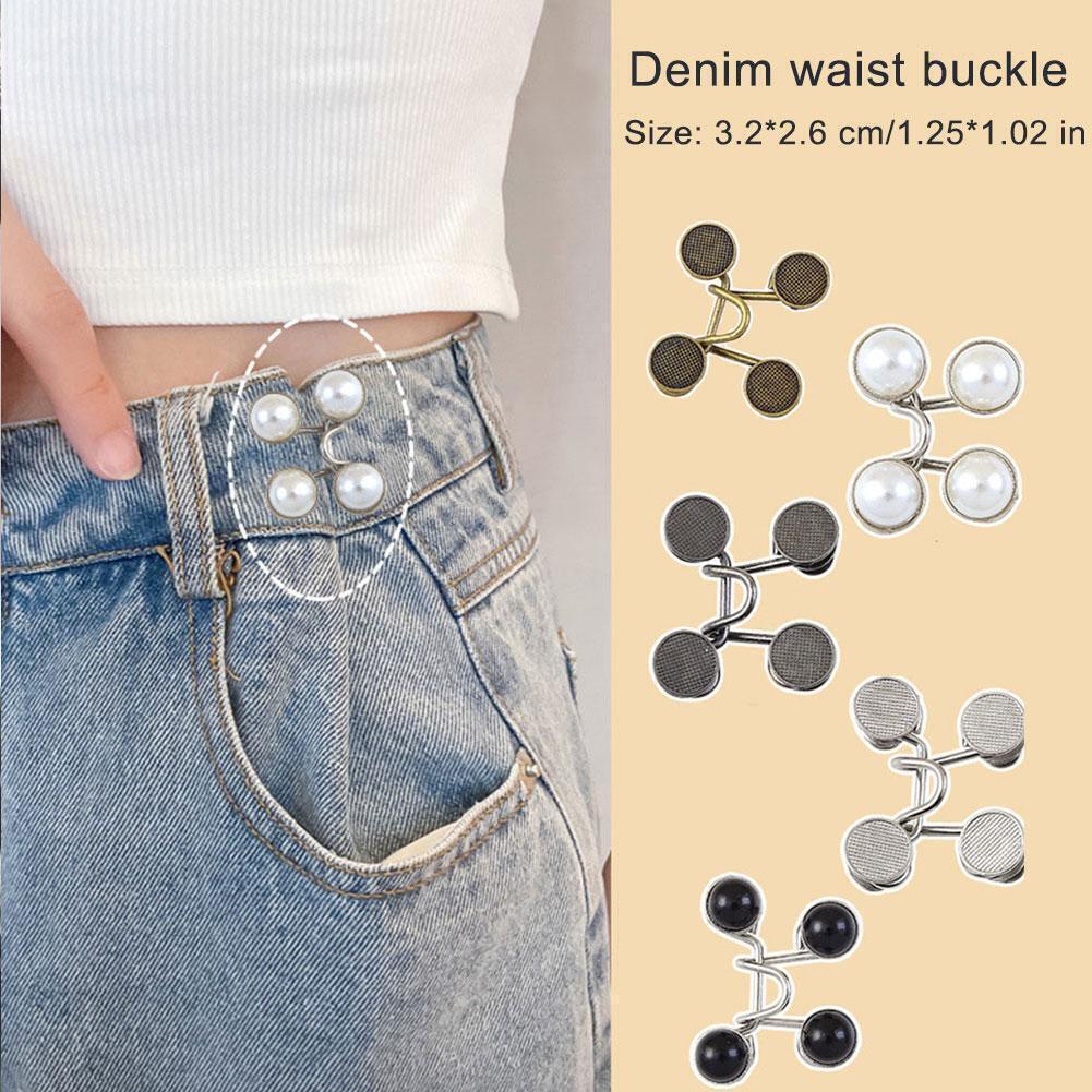 Pants Waist Tightener For Pants Women Waist Adjuster Jean Button