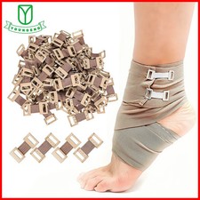 10/20/30Pcs Replacement Elastic Bandage Wrap Stretch Metal Clips Fixation Clamps