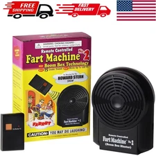Remote Controlled Fart Machine with Boom Box & 15 Hilarious Sounds - 100ft Range