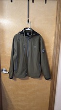 Little Donkey Andy Men's Softshell Hooded Jacket Olive Green XXL