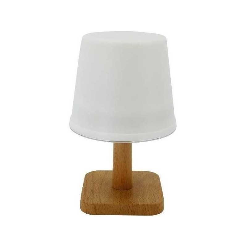 Lampe de table solaire GALIX G4410 noire H20 cm pour éclairage d'appoint de jardin