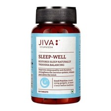 JIVA AYURVEDA SLEEP-WELL 120 TABLETS PURE AYURVEDIC AND HERBAL SUPPLEMENT USPS