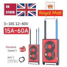 Daly BMS 3S-16S 12V-60V 15A-200A Li-ion LiFePo4 BMS Common Port with Balance UK