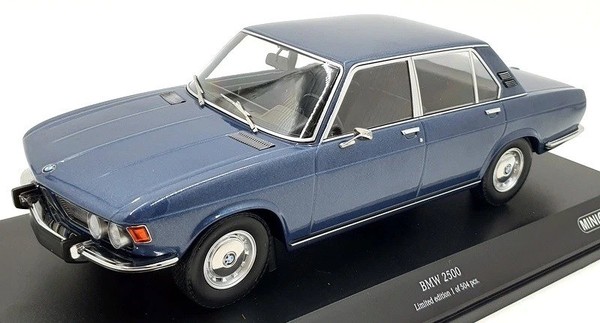 Minichamps, Bmw 2500 1968 Blau Metallic, 1/18, MNC155029200-image