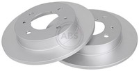 2X Bremsscheibe A.B.S. 16563 FüR XD Lantra RD Elantra Hyundai 3 2 1 12V 16V Crdi