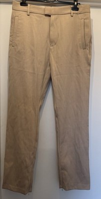 Men s Represent Nivea Split Trousers Sesame Beige Tailored Size L BNWT RRP £195