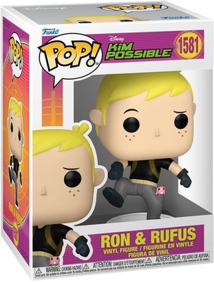 Gadget - Disney: Funko Pop! Disney - Kim Possible - Ron With Rufus (Vinyl Figure