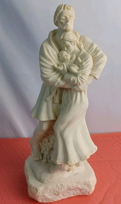 Timothy P Schmalz Standing Holy Family Resin Sculpture Religious Vintage 