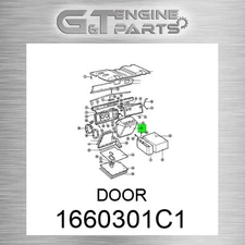 1660301C1 DOOR fits INTERNATIONAL TRUCK (Surplus Open Box)