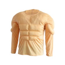 Men Muscle Shirtcostume Adult Bodybuilder Top for Events Carnival Party