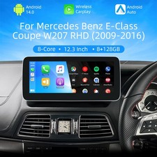 Autoradio 12,3" CarPlay DAB+ GPS SWC per Mercedes Classe E W207/A207/C207 NTG4.0