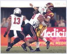 LEKI FOTU Signed/Autographed UTAH UTES 8x10 Photo w/COA