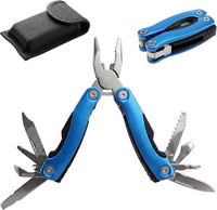 Multitool Multifunktionszange 11 In 1 Edelstahl Mit Aufbewahrungstasche Camping