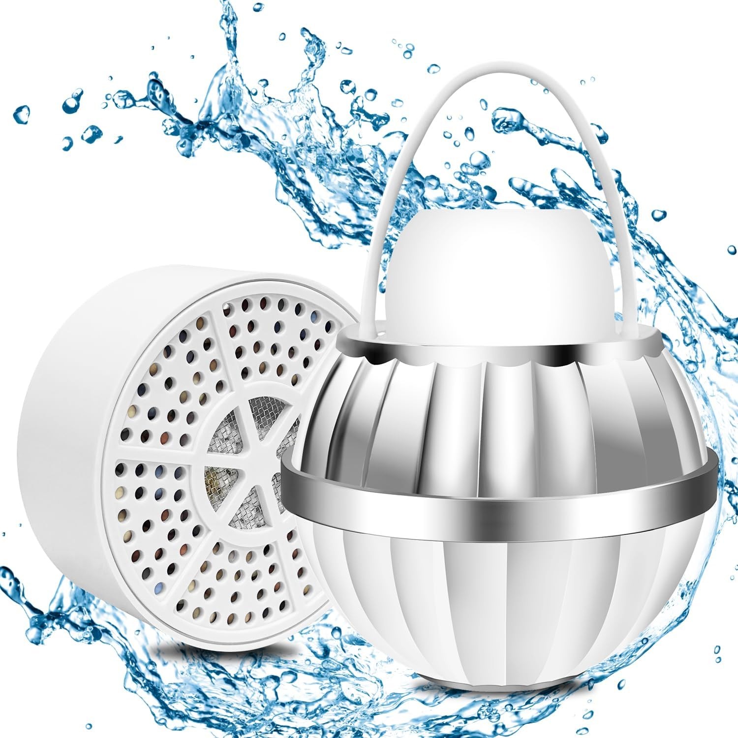 10 Stages Bathtub Filter- Bath Filter Ball - BPA-Free Water Purifier for Health