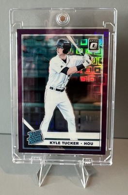 2019 Donruss Optic Kyle Tucker Rated Rookie Purple Pandora Prizm /99 RC #43 Cubs