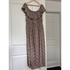 Old Navy Resort Euro Summer Flowy Western Smocked Preppy Maxi Dress Women's 2x
