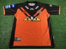 Castleford Tigers Rugby League 2018 Home Shirt - Men’s Size M - X Blades