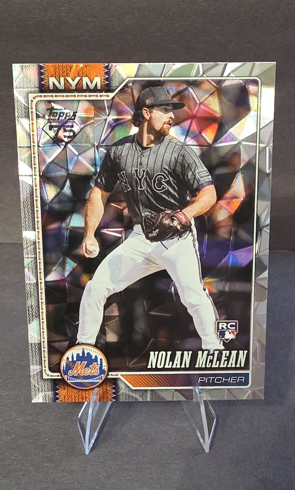 2026 Topps Series 1 - Nolan McLean #214 Diamante Foil (RC)