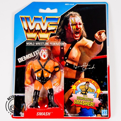 WWF Hasbro SMASH Demolition 1990 Series 1 Figure U...