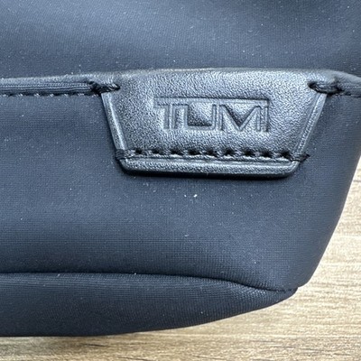 TUMI Harrison Daven Waist Pack Black Nylon Crossbody Sling Bag
