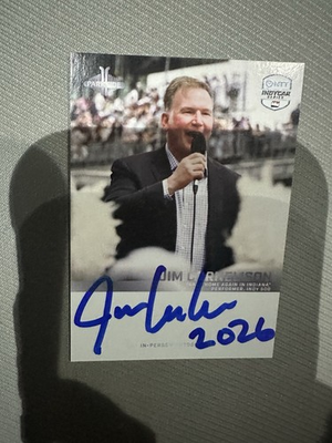 #ad Jim Cornelison Signed Trading Parkside 100 Days To Indy 500 Exclusive 2 13 26 $69.99