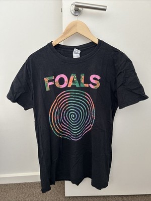 Foals Australian Tour 2015-2016 What Went Down Era Black Circles T-Shirt