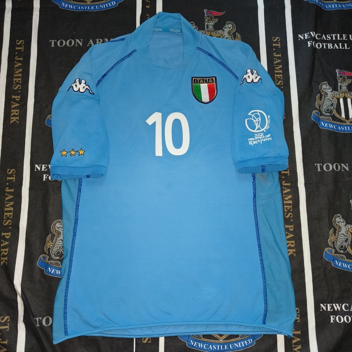 Italy Home Football 2002 2004 Shirt Jersey Kappa Francesco Totti