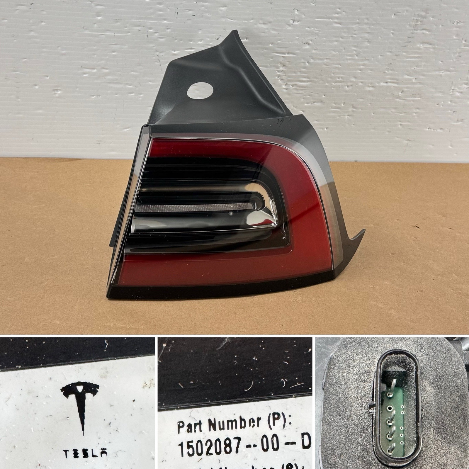 2017-2023 TESLA MODEL 3 MODEL Y SIDE TAIL LIGHT RIGHT 1502087-00-D GENUINE OEM
