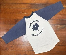 Vintage 70s Stuntmen’s Association Raglan Baseball T-shirt Size Small