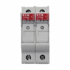 Eaton Bussmann Chm2diu Finger Safe Fuse Block, 0 To 30A Amp Range, 600V Ac/Dc