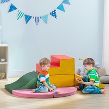 6-Pieces Foam Climbing Blocks for Toddlers 1-3 Years, Assorted