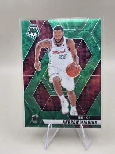 2024-25 Panini Mosaic Andrew Wiggins #175 Green Prizm 12/15