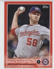 2015 Topps 5x7 Red 8/10 Doug Fister (Base) #109 0b0