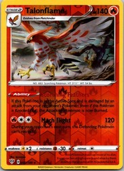Talonflame 032/189 Darkness Ablaze Reverse Holo Rare