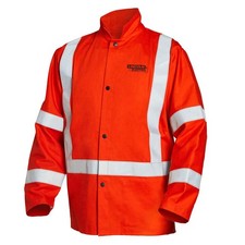 Lincoln K4692 High Visibility FR Orange Jacket with Reflective Stripes, 3X-Large