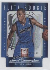 2012-13 Elite Rookie Aspirations Blue Die-Cut 25/99 Jared Cunningham #275 0nr3