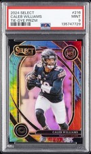 2024 PANINI SELECT TIE-DYE PRIZM #216 CALEB WILLIAMS 4/25 PSA 9