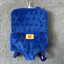 Build A Bear BABW Blue Bear Carrier for Plush Stuffed Animal Adjustable Straps