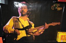 1985 AUTHENTIC ERIC CLAPTON CONCERT POSTER, 33" x 23.5"