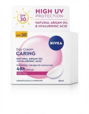 Nivea DaY Cream Caring Natural Argan Oil Hyaluronic Acid